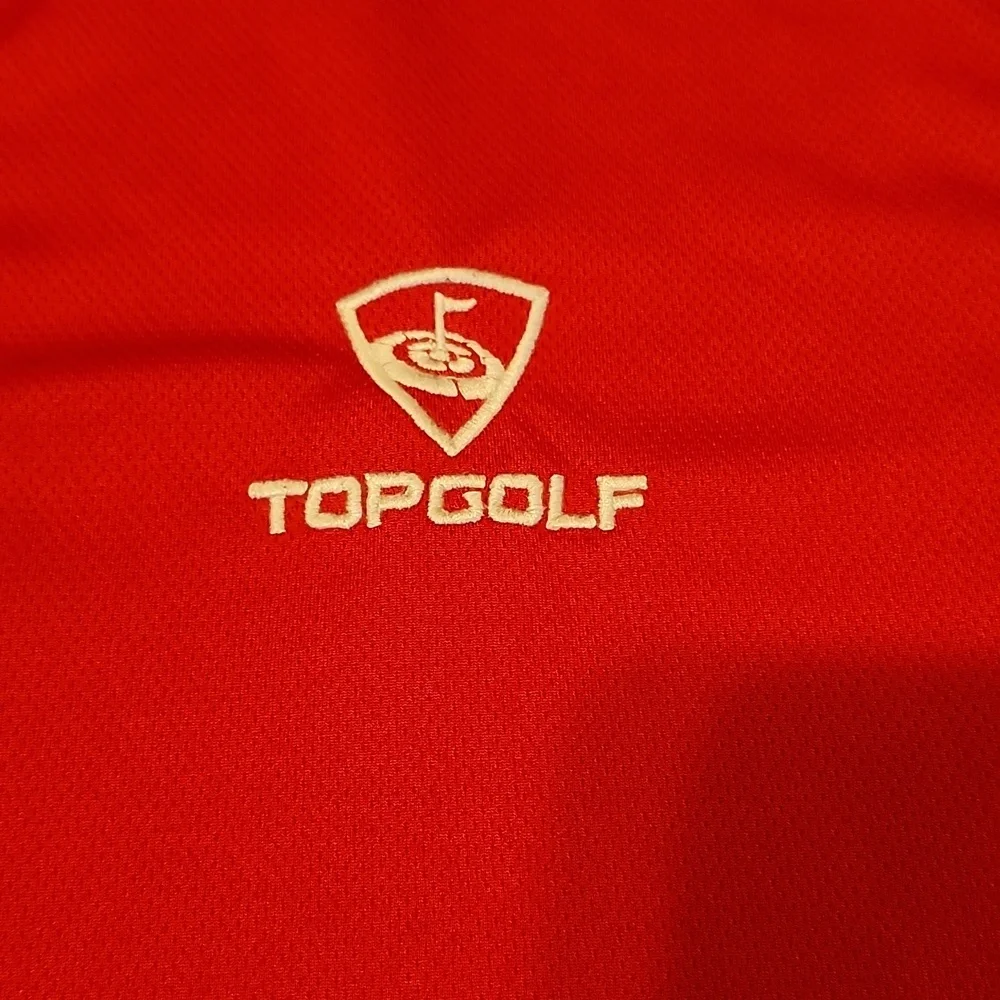 Top Golf Red Polo - Medium Activewear - Picture 3 of 11